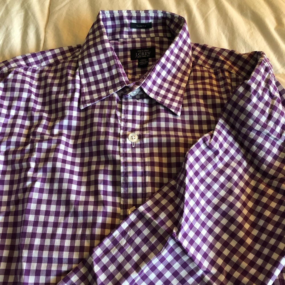 J.Crew Slim Fit Super 120’s Dress Shirt
